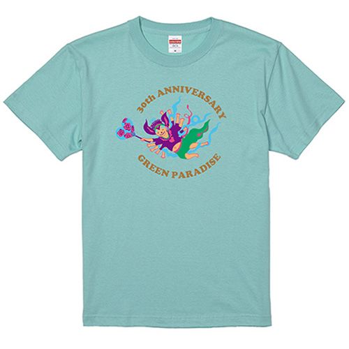 グリーンパラダイスTシャツ/ミントグリーン