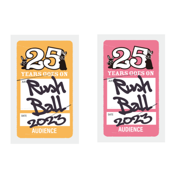 RUSH BALL 25th Goes On Series ロングTシャツ/ホワイト
