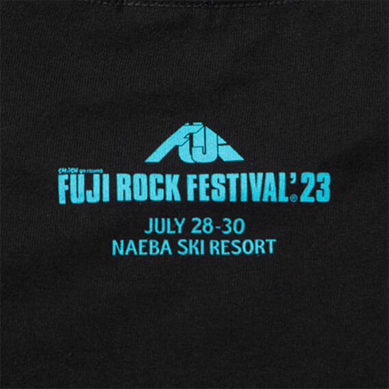 FUJI ROCK '23 Extraordinary Tシャツ/ BLACK