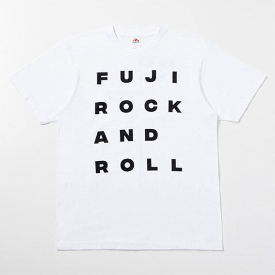 FUJI ROCK '23 AND ROLL Tシャツ/ WHITE