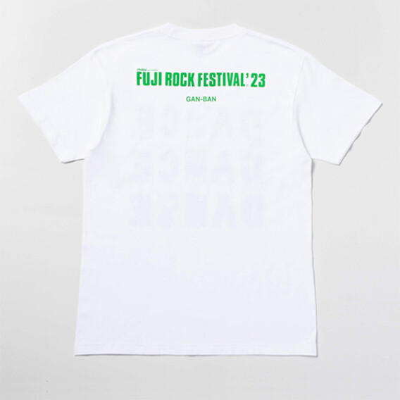 FUJI ROCK '23 ×GAN-BAN SNOOPY Tシャツ/ WHITE