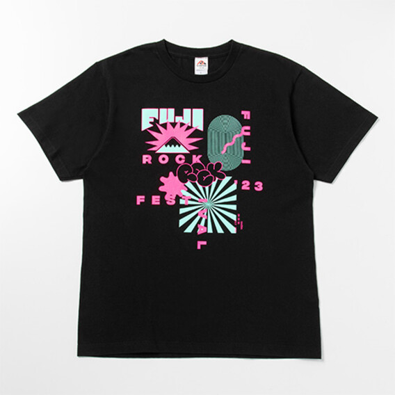FUJI ROCK '23 COMIX Tシャツ/ BLACK