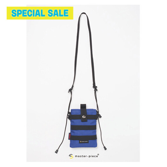 【SPECIAL SALE】master-piece× RUSH BALL コラボレーション タイニーショルダー/ブルー