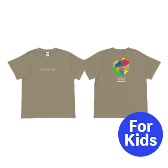 TOKYO APPLE Tシャツ(サンドカーキ)KIDS