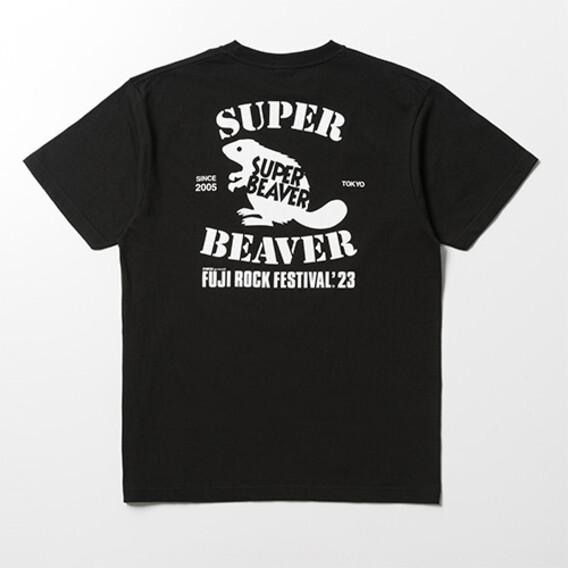 SUPER BEAVER x FUJI ROCK '23 Tシャツ/ BLACK