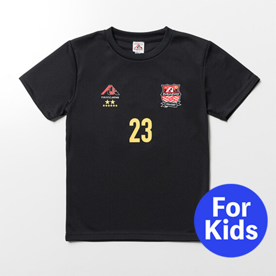FUJI ROCK '23 サッカーTシャツ (KIDS)/ BLACK