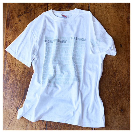 「HELI-X VISUAL ART EXHIBITION」 オリジナルTシャツ 白