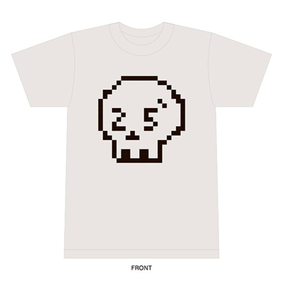 【Special Price】ピクセルスカルTシャツ