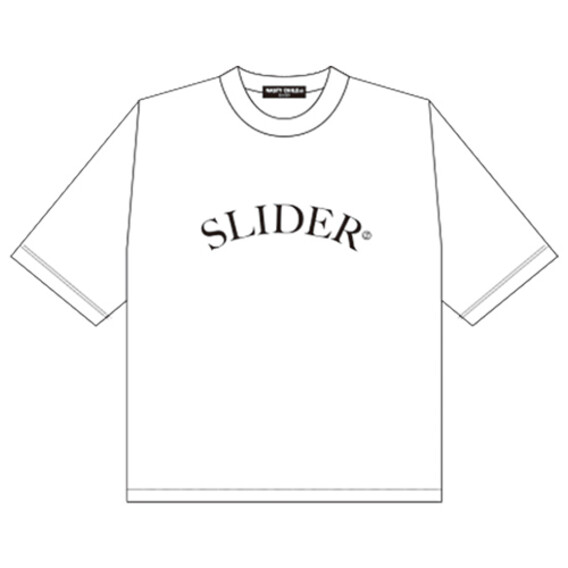 SLIDER（ビックシルエットTシャツ） ホワイト