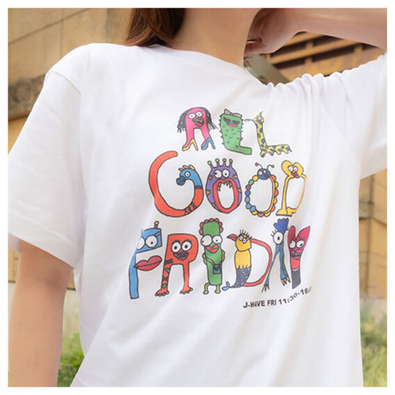 ALL GOOD FRIDAY Tシャツ/ホワイト