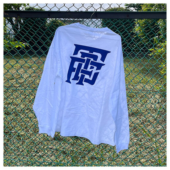 <徳岡プロデュース> TFC LONG SLEEVE TEE  White