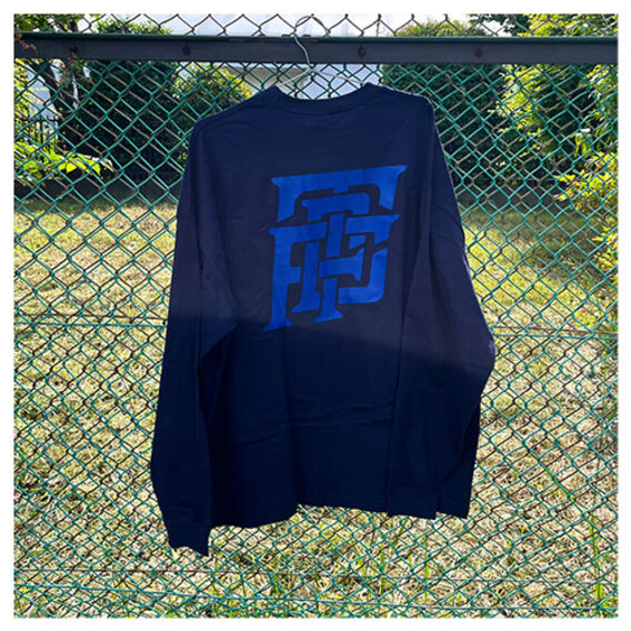 <徳岡プロデュース> TFC LONG SLEEVE TEE  Navy