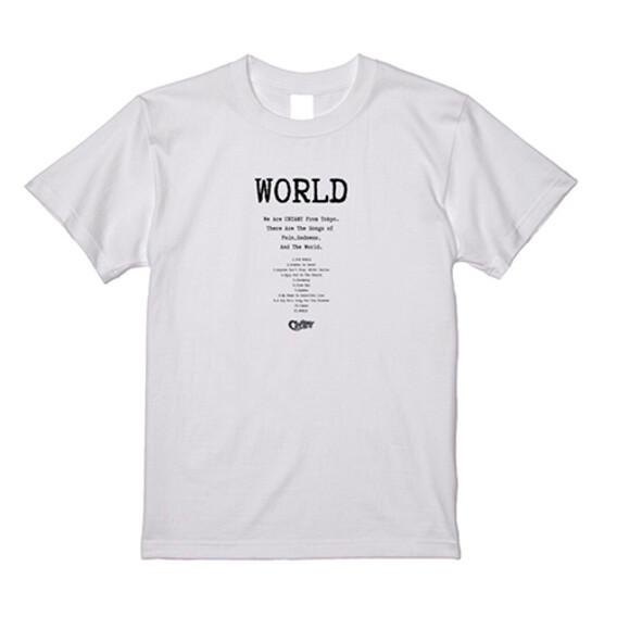 WORLD Tシャツ 白
