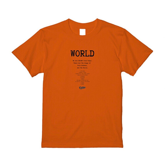 WORLD Tシャツ オレンジ