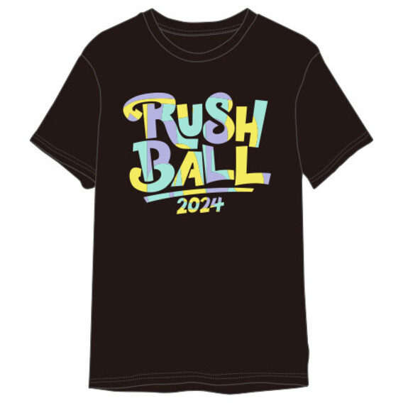 RUSH BALL 2024 ロゴTシャツ/ブラック