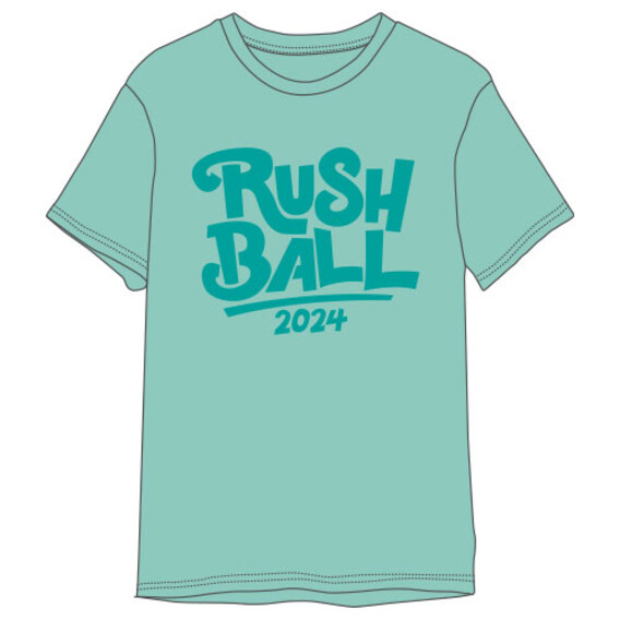 RUSH BALL 2024  ロゴTシャツ/ミントグリーン