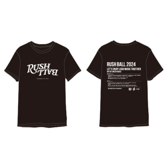 RUSH BALL 2024  シックTシャツ/ブラック