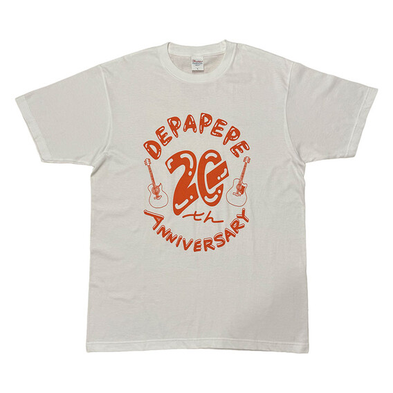 DEPAPEPE 20周年 Tシャツ White