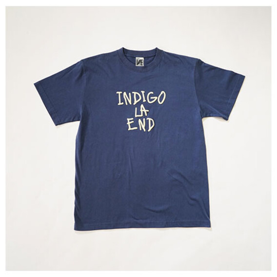 【indigo la End】 ilE summer Tシャツ (ヘイジーネイビー)