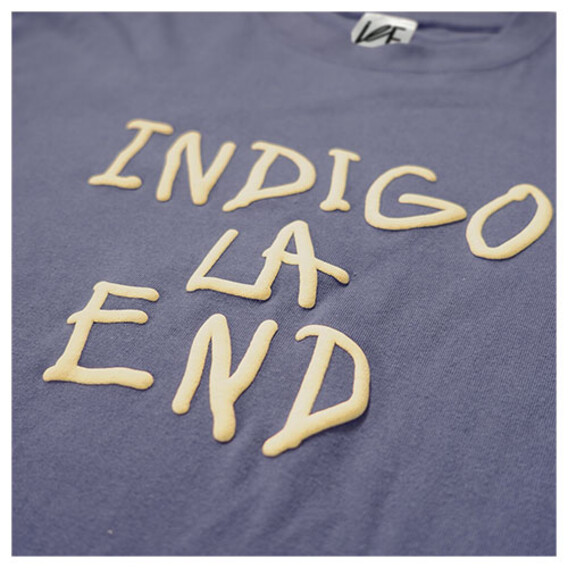 【indigo la End】 ilE summer Tシャツ (ヘイジーネイビー)