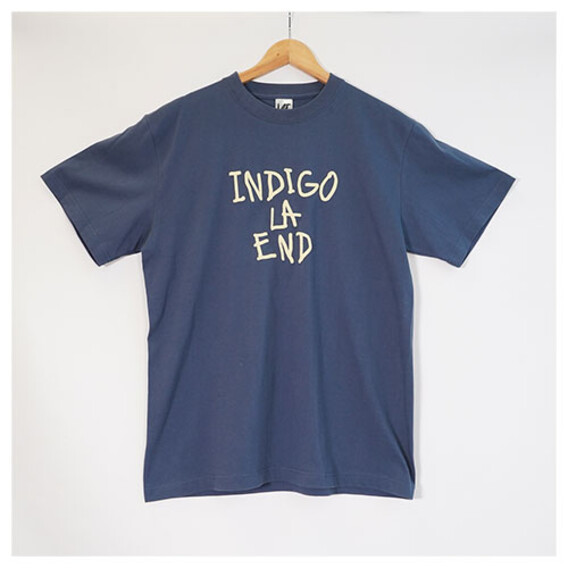 【indigo la End】 ilE summer Tシャツ (ヘイジーネイビー)