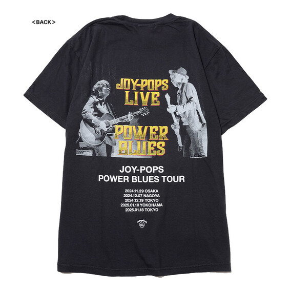 JOY-POPS TOUR Tシャツ 「POWER BLUES」