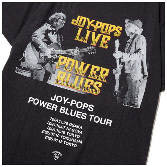 JOY-POPS TOUR Tシャツ 「POWER BLUES」