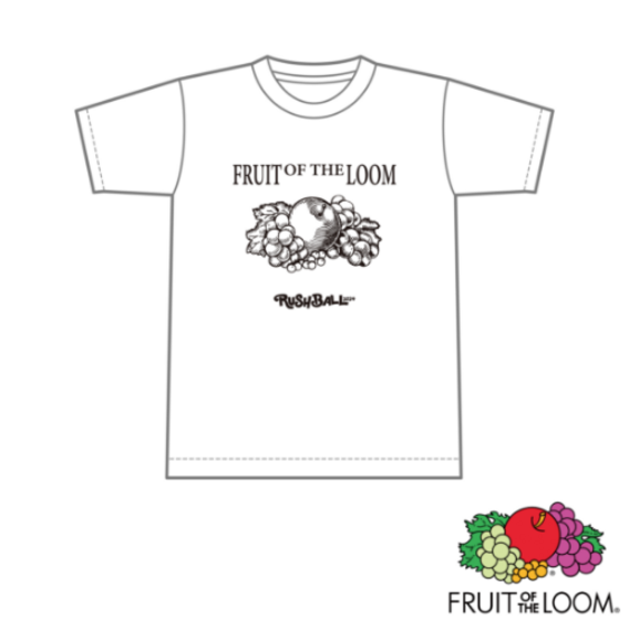 FRUIT OF THE LOOM × RUSH BALL 2024 コラボレーションTシャツ/ホワイト