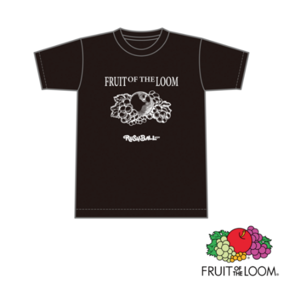 FRUIT OF THE LOOM × RUSH BALL 2024 コラボレーションTシャツ/ブラック