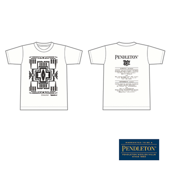 PENDLETON× RUSH BALL 2024 コラボレーションTシャツ/オフホワイト