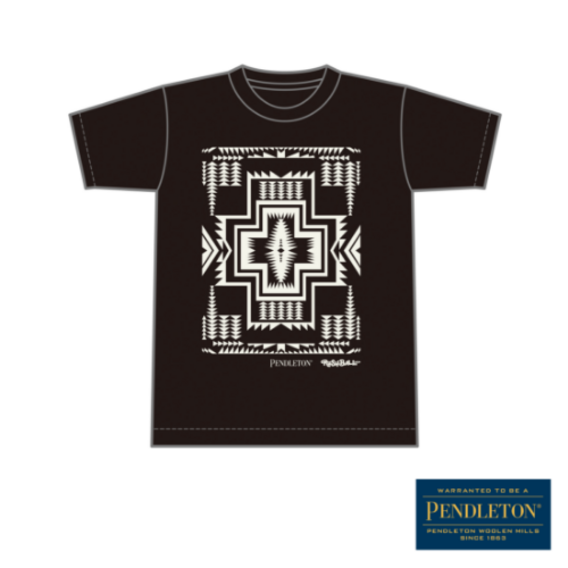 PENDLETON× RUSH BALL 2024 コラボレーションTシャツ/ブラック