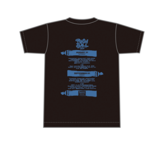 SMITH'S × RUSH BALL 2024 コラボレーションTシャツ/ブラック