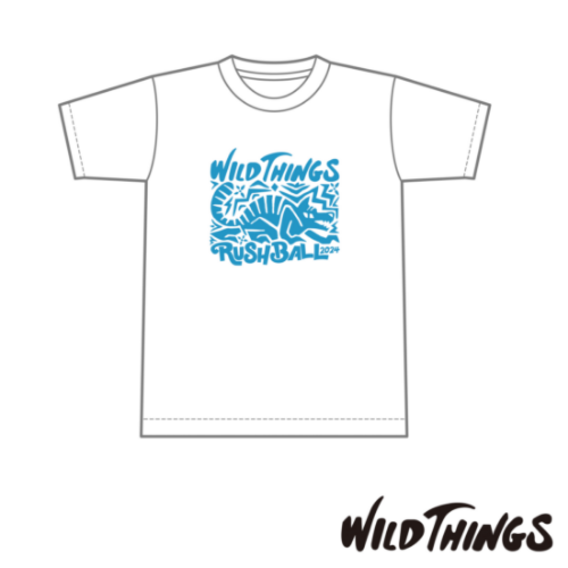 Wild Things × RUSH BALL 2024 コラボレーションTシャツ/ホワイト