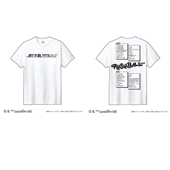 RUSH BALL 2024  オリジナル STARWARS  デザインTシャツ(ロゴ)