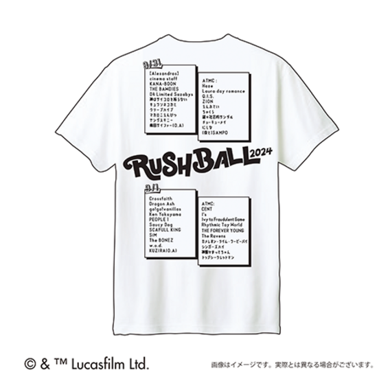 RUSH BALL 2024  オリジナル STARWARS  デザインTシャツ(ロゴ)