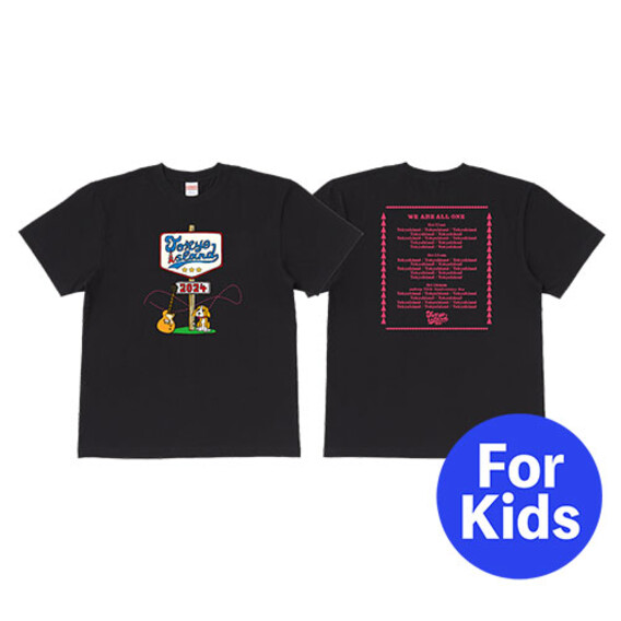 オフィシャルロゴTシャツ(ブラック)KIDS