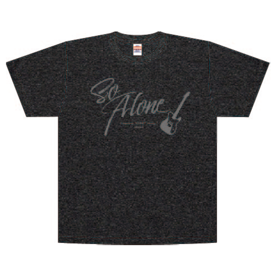【受注生産限定】So Alone Tシャツ / ヘザーブラック