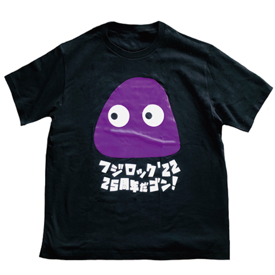 フジロック22 ごんちゃんTシャツ/Black
