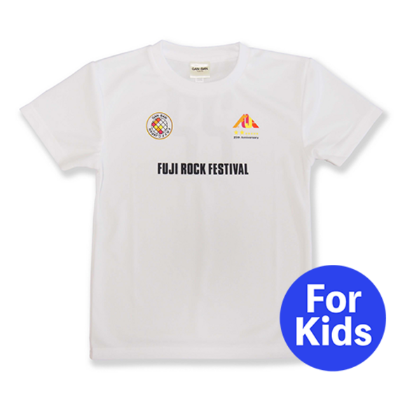 フジロック’22 × GAN-BAN サッカーTシャツ(KIDS)/WHITE
