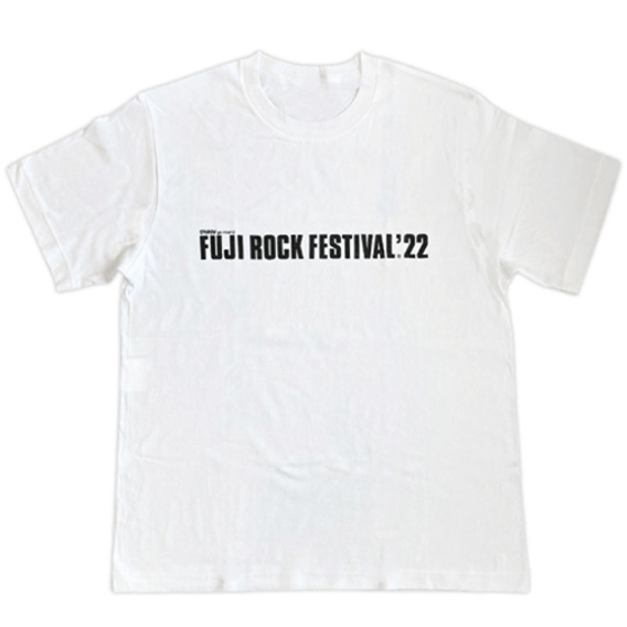 FUJI ROCK FESTIVAL'22 ロゴTシャツ/White