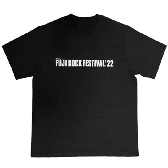 FUJI ROCK FESTIVAL'22 ロゴTシャツ/Black