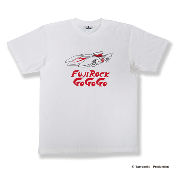 フジロック'22×GAN-BAN　マッハGoGoGo Tシャツ/WHITE