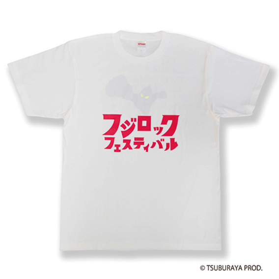 フジロック'22×GAN-BAN　ウルトラマン Tシャツ/WHITE
