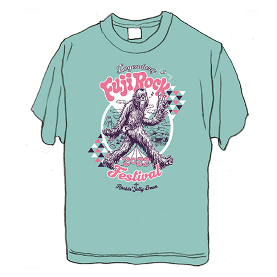 "Bigfoot in 伝説のFUJI ROCK FES ’22” （出演者名入りTシャツ）Mint
