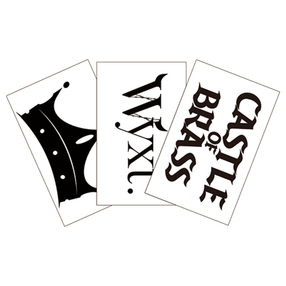 "CASTLE OF BRASS" Sticker