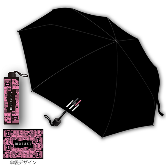 【まらしぃ/marasy】折りたたみ傘（晴雨兼用）