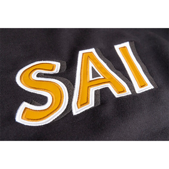 SAI2022 カレッジ刺繍sweat/black