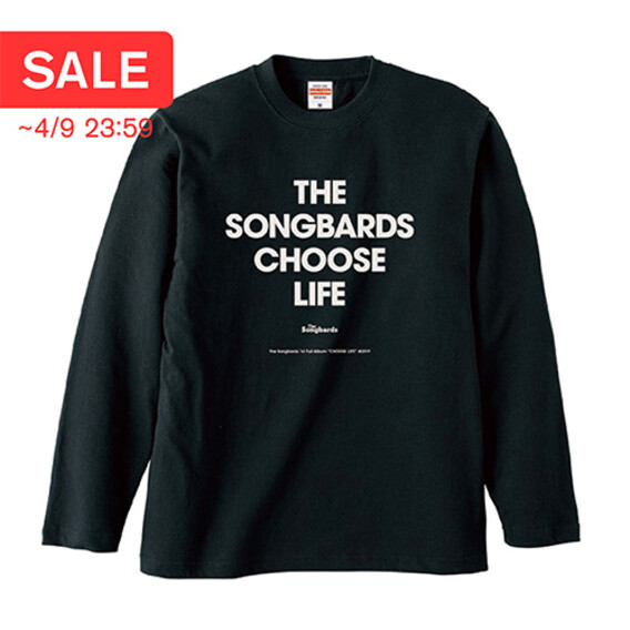 “CHOOSE LIFE” ロングＴシャツ - ブラック