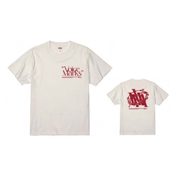"VoiceMarks" T-shirt Vanilla